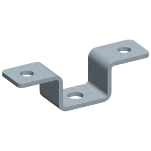 Скоба потолочная для алюминиевого лестничного лотка